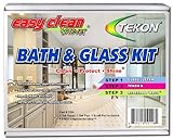 Tekon - Easy Clean Forever Bath and Glass Kit - Clean Seal and Maintain - Complete Do-It-Yourself Cleaner/Protector Sealant Treatment