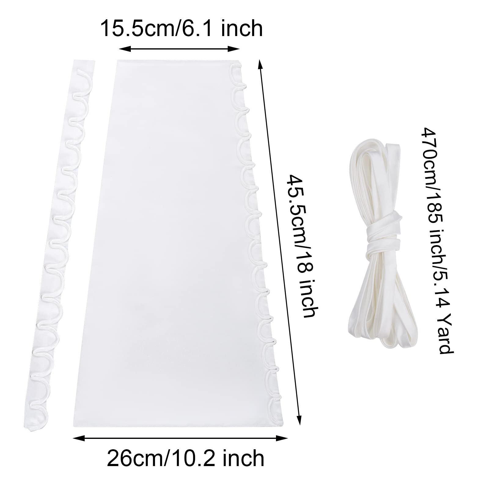 SUMERSHA Wedding Dress Zipper Replacement Adjustable Satin Corset Back Kit Lace up for Prom Dress Gown Corset Replacement