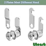 Litensh 20mm Cam Lock with Key Alike for Cabinet Drawer Mailbox Postbox view 4