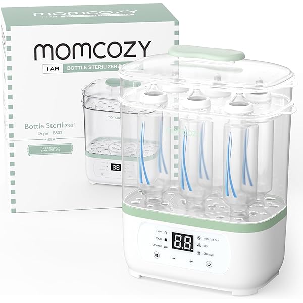 Momcozy 7 in 1 Bottle Cleaning Kit - Baby Bottle Cleaner Set with