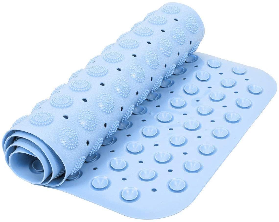 Buy RIVUGJA Silicone AntiSlip Bath Mat with Foot Pebble Massage