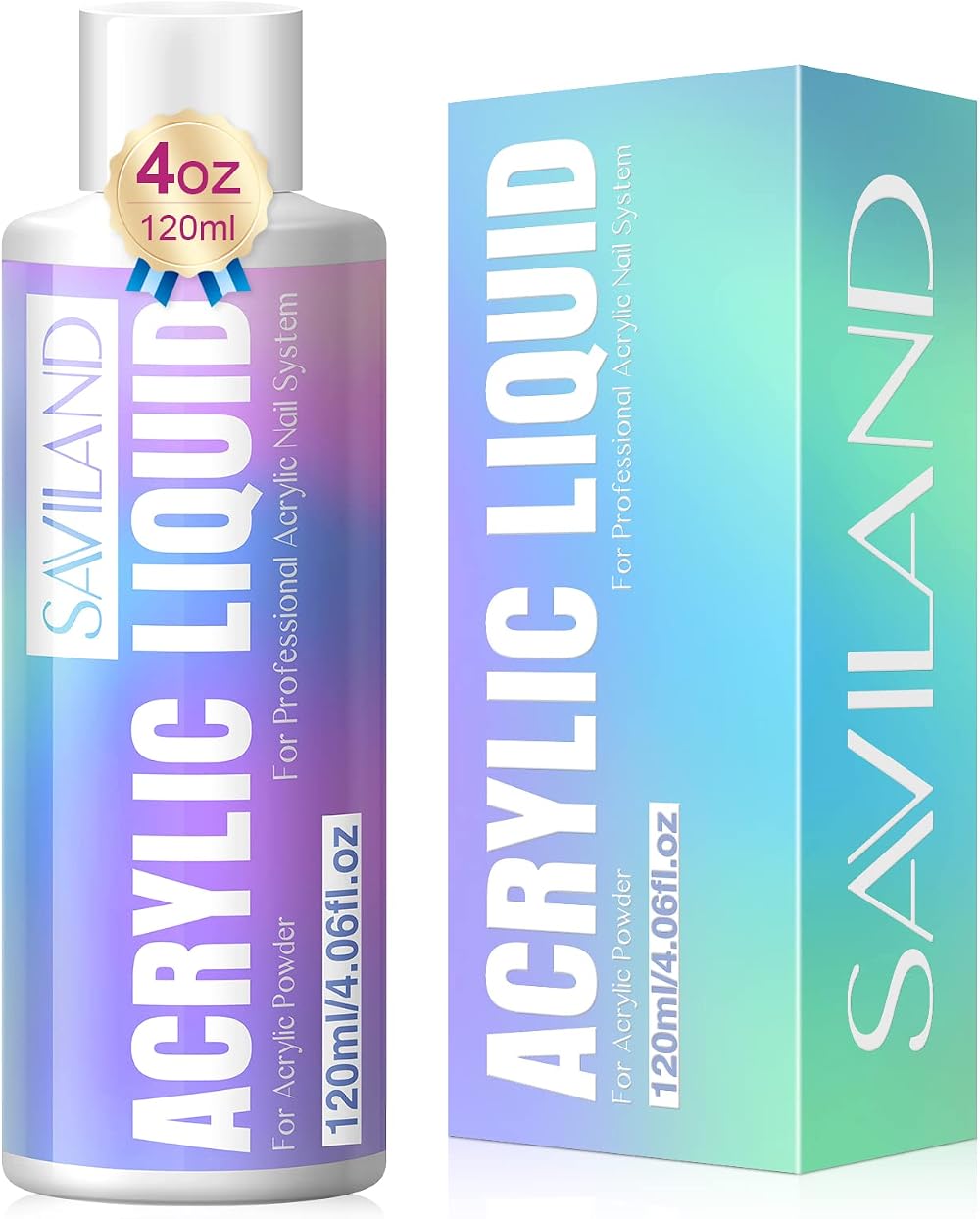 Saviland 120ml Monomer for Acrylic Nails MMA-free Low Odor