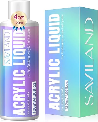 Saviland 120ml Monomer for Acrylic Nails MMA-free Low Odor