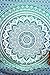 Popular Handicrafts Round Tapestry Wall Hanging Ombre Hippie Mandala Bohemian Hippy Intricate Indian Tapestries Tablecloth 70 Inches,(178cm) Turqouise