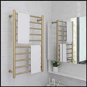 WWJQ Toallero Electrico Montado En La Pared De 10 Barras En ...