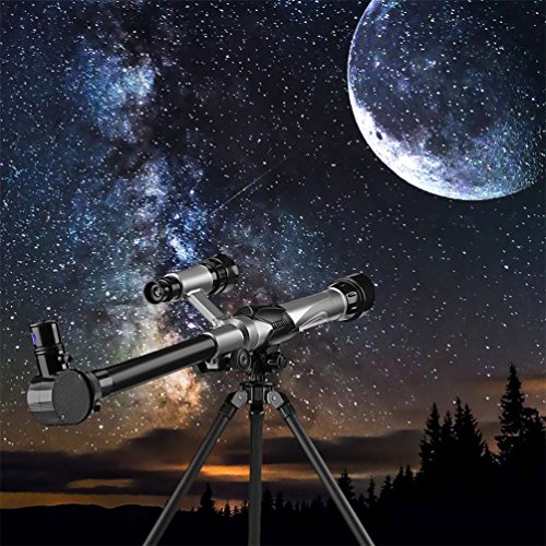 Telescope for kids，IOQSOF Nature Exploration Toys,Tripod,High-Definition Telescope Educational Toy for Kids，Light，Stable，Cool Easy to Use - Thumbnail 4