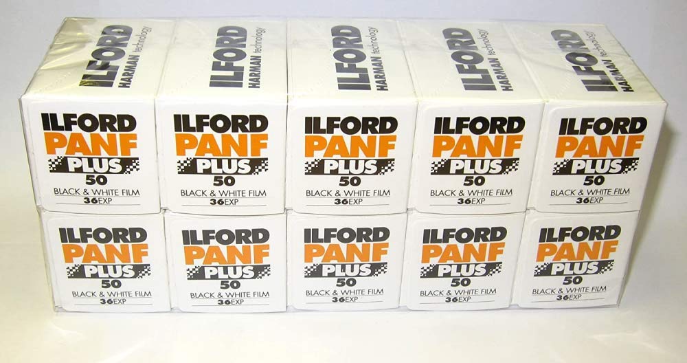 Ilford Pan F+ 35mm Black & White 36exp 10 Pack