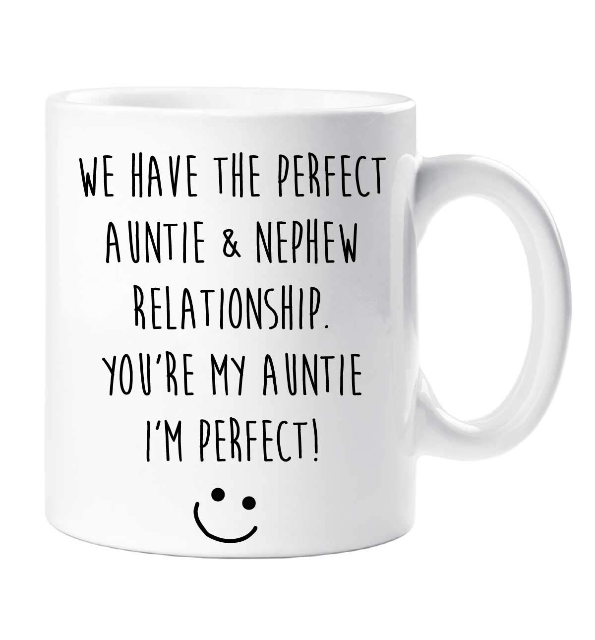 60 Second Makeover Limited Auntie Nephew Mug Perfect Relationship Funny Mug Mothers Day I Am Perfect