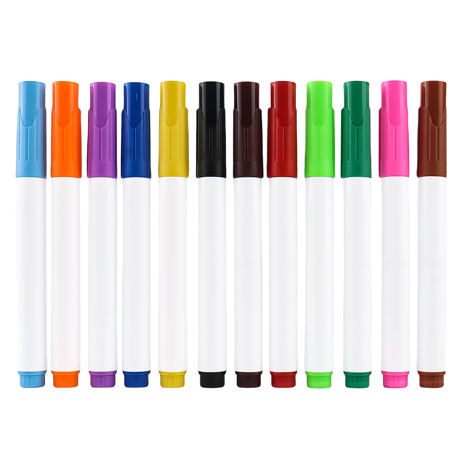 QETRABONE 12-Color Magical Water Painting Pen, Erasable Doodle Markers Pen Watercolor Pen Set for Writing and Educational (with spoon)