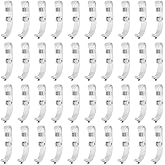 UNICRAFTALE 50Pcs Fold Over Clasps 11.5mm Long Stainless Steel Jewelry Clasps Metal Jewelry Extender Micro Fold Over Clasps Bracelet Clasps for Bracelet Necklace Jewelry Making