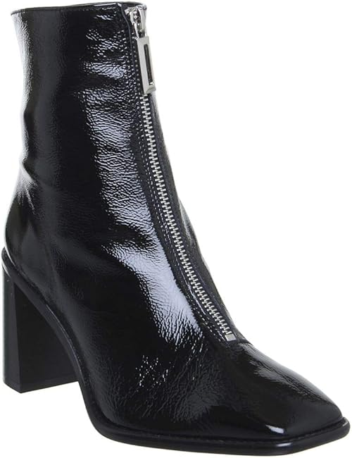 office black patent boots