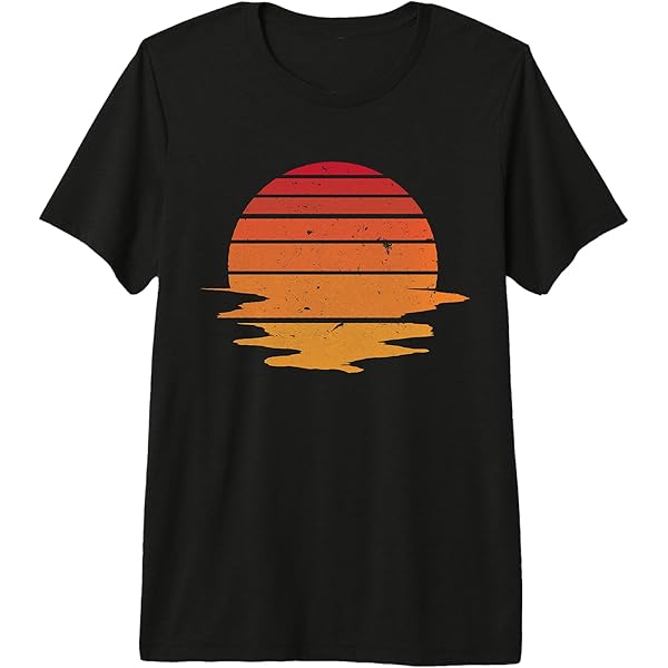 Amazon.com: Vintage sunset Graphic tee shirt T-Shirt : Clothing