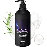 Korean Shampoo with Rosemary – Sulfate, Silicone & Paraben-Free Scalp Care Formula – Strengthens, Hydrates & Refreshes Hair with Proteins & Botanical Extracts – Woody Darkberry, 500ml / 13.5 fl oz