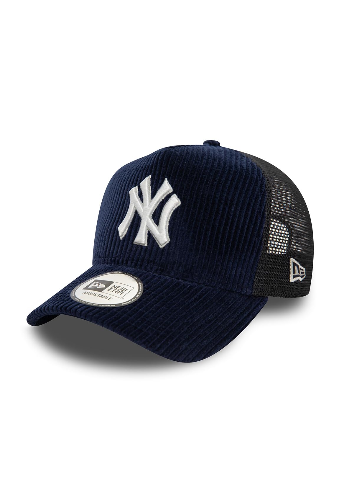 New Era Adult's 9FortyTrucker Cord MLB New York Yankees Baseball Cap Hat Navy