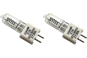 REXIM 2pcs Donar Bulb Compatible with Eiki International 3100P 3800 3850 3860 3870 3880 3890 4405 4407 4410 - Dry-Lam Overhead Projector Model 1900 - Da-Lite G200 - Woodlyn 31270