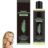 Rosemary Hydrolyzed Keratin Shampoo, Organic Rosemary Hair Shampoo For Nourishing Strengthening Hair For Men & Women(3.38Floz