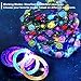 12 Pack Party Favors for Kids Adults, 6 LED Flower Headbands for Women 6 Glow Sticks Bracelet Christmas Glow in The Dark Party Supplies Led Flower Crowns Glow Party Accessories Light Up Toys Bulk