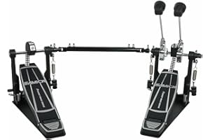 NUOSHENG Double Bass Drum Pedals, Len and widen Bass drum pedal, Double Chain Drum Step on Hammer for Drum Set and Electronic Drums