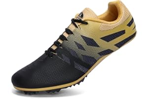 IFRICH New Track and Field Shoes for Men Women Kids Boys Girls 8 Spikes 100-400 Meter Running Racing Shoes Professional Sprint Sport Sneakers