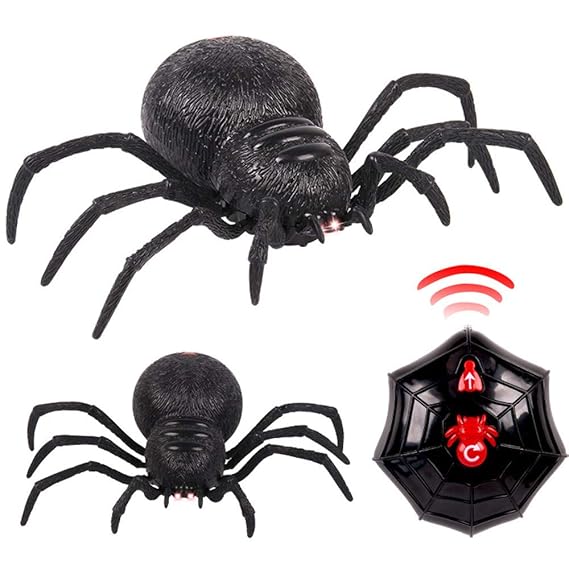 MMLC RC Ferngesteuerte Spinne Fernbedienung Spider Spielzeug Geschenk Deko Riesenspinne Tarantel Tarantula,Vogelspinne Wolfss