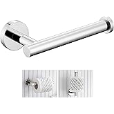 Toilet Paper Holder Polished Chrome, Angle Simple SUS304 Stainless Steel Bathroom Toilet Paper Roll Holder Wall Mount