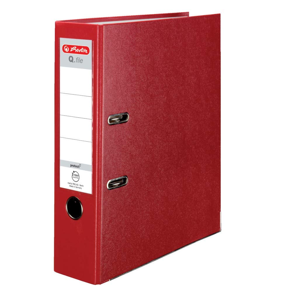 herlitz A4 Folder 8cm Red