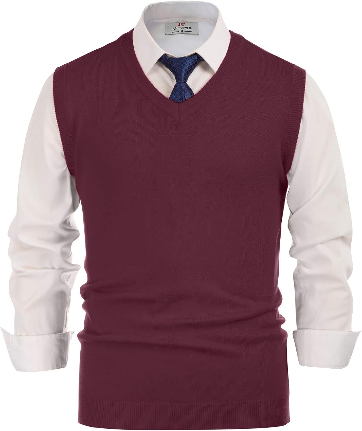 men's purple sweater vest