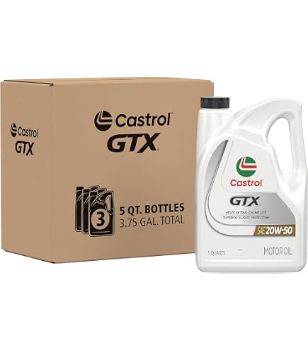 Amazon.com: Castrol GTX 10W-40 Conventional Motor Oil, 5 Quarts