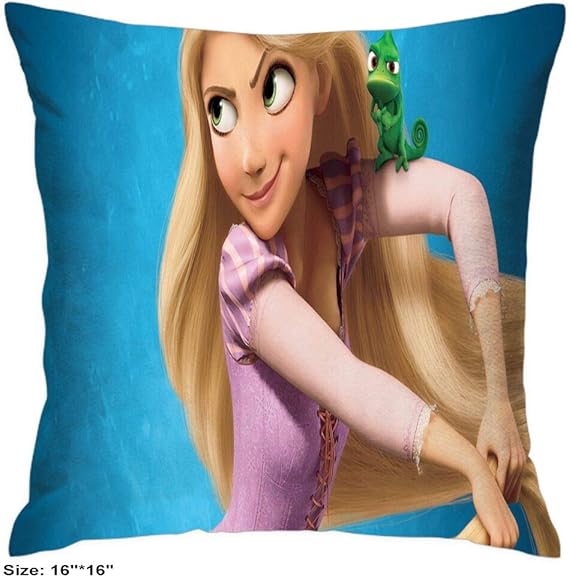 Amazon Com Throw Pillow Covers Cases Disney Princesses Rapunzel