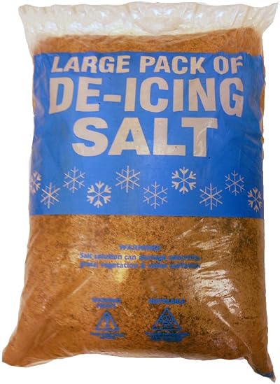 Darlies Brown Rock Salt Grit for Ice Snow 23kg Bag De-Icing Salt
