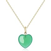 COAI 14K Gold Plated 925 Sterling Silver Necklace for Women, Heart Necklace for Women