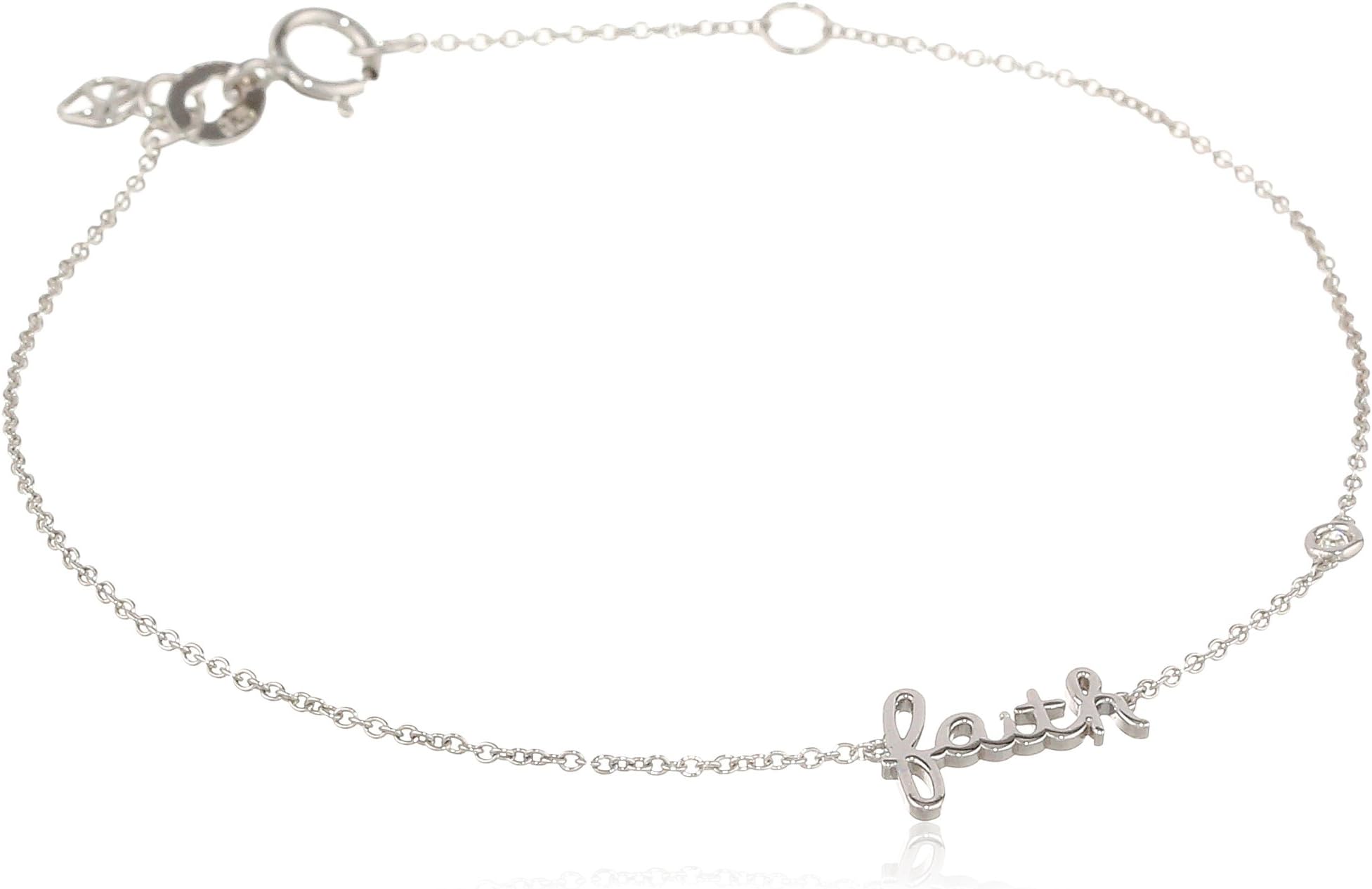 Syd by SE "Faith" Bracelet with Diamond Bezel