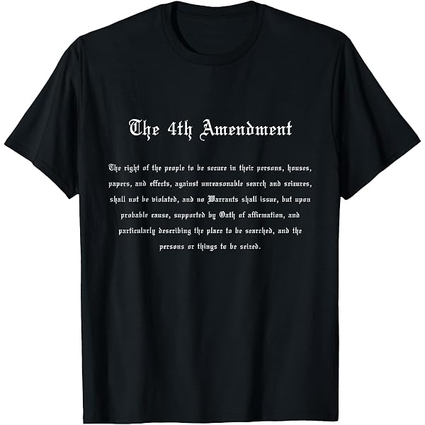 Amazon.com: Bill of Rights 3rd Amendment T-Shirt : Clothing