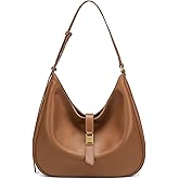 LA FESTIN Genuine Leather Hobo Bags for Women, Real Leather Tote Handbag Shoulder Satchel Purse for Dating