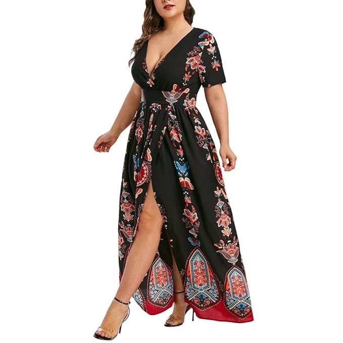 Buy Sun Dresses Women Plus Size, Women Sexy Dresses Bodycon Knitted Halter Neck Sleeveless Maxi 