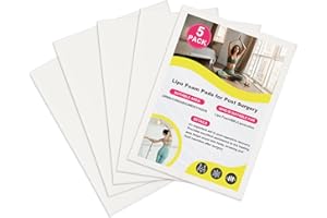 Ecmln 5 Pack Lipo Foam Pads - 8'' x 11'' Lipo Foam Board Lipo Foams Post Surgery for Liposuction Surgery Recovery, Using with Flattening Abdominal Compression Garments(0.5 Inch Thickness)
