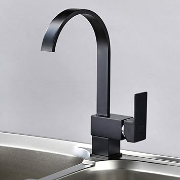 Shioucy Kuchenarmatur Wasserhahn Mischbatterie Spultischarmatur Kuchenspule Spulbecken Geschirrbrause Armatur Kuche Schwarz Mode Einfaches Versand Aus Deutschland Amazon De Baumarkt