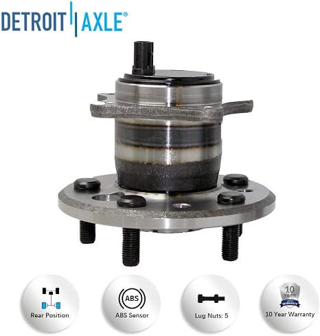 Front Wheel Bearing Hub Set For 2004 2017 Toyota Camry 2 4l 2 5l 3 0l 3 3l 3 5l 2001 2007 Highlander 2004 2007 Sienna 2004 2008 Solara 2005 2007 Avalon Spk400 Wb510063 Hub Assemblies Automotive