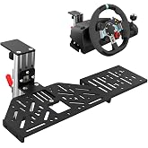 EG STARTS 1 Set Desk Mount for Sim Racing Wheel Stand Simulator Cockpit Wheel Stand Racing Steering Shifter Mount fit for Logitech G25 G27 G29 G920 G923 Thrustmaster T248 T300 T-GT TS-PC T500 T818