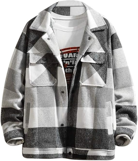 Amazon メンズ ジャケット 春秋冬セーター カーディガン 厚手 新しいトレンドラティスカジュアルショートコートウールコート 通勤 通学 旅行 登山 アウトドア 大きいサイズ ブルゾン カーディガン 通販