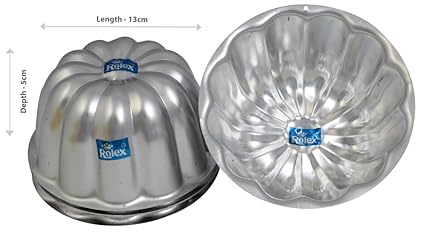 Rolex Aluminium Jelly CupCake Muffin Mould Sun Flower S3 Set of 4 S3