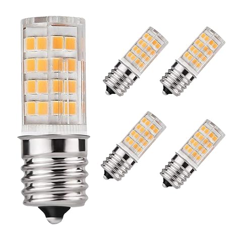 E17 - Bombilla LED para horno microondas (4 W, luz blanca ...