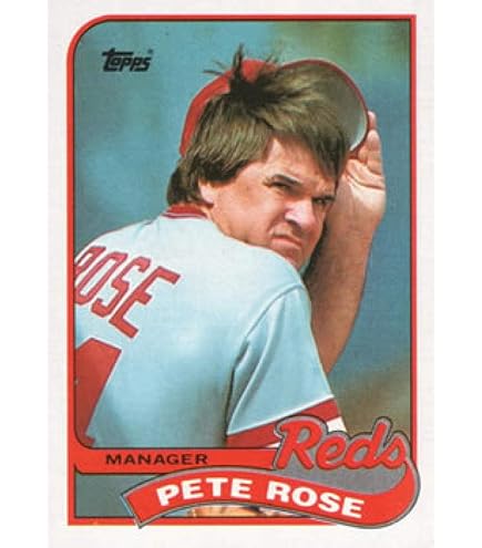 Amazon.com: 1987 Topps #393 Pete Rose Cincinnati Reds NM-MT MLB Baseball MG  : Collectibles & Fine Art