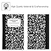 Fintie Keyboard Case for Samsung Galaxy Tab A 8.0 2017 Model T380/T385, Smart Slim Shell Stand Cover with Detachable Wireless Bluetooth Keyboard, Composition Book