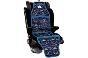 COOL CARATS Carats Car Seat Cooling Pad for Babies, Toddlers, and Kids - Comfortable and Durable Cooling Pad for Hot Summer Days (Dino Blue)