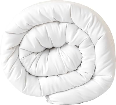 Good Nite Single Duvet 10.5 Tog White 135x200cm Corner Ties