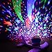 Star Sky Moon Projector Multicolor Led bulbs Or Single Color.Blue Red and Green Color Changing Led Night Light Lamp Decorative Light Mood Light in Bedroom(B4, BLUE)