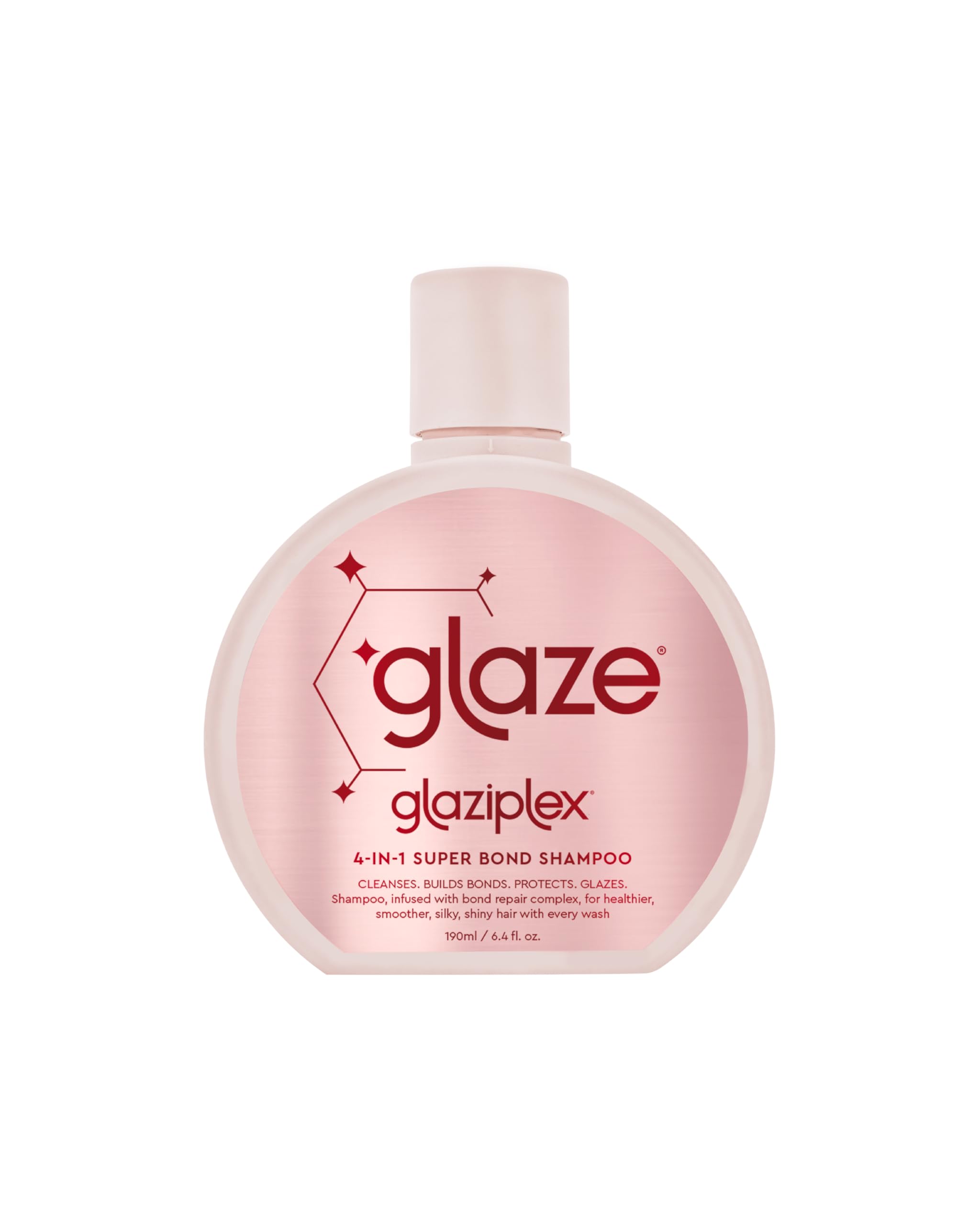Glaze Super Shine Bond Shampoo – Tames Frizz, Builds Bonds & Adds Glass-Like Shine for Sleek, Smooth Hair – 190 ml