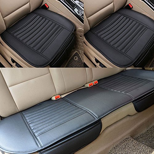 Afco Car Front Back Seat Cover Pad Protector Mat Comfortable Chair Cushion size Back (Beige)