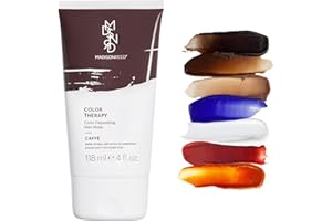 Madison Reed Color Therapy, Caffe, Color Depositing Hair Mask & Deep Conditioning Treatment, Intensely Hydrating, Refreshes Color & Tone, Keratin & Argan Oil, 4 Fl Oz (118 mL)